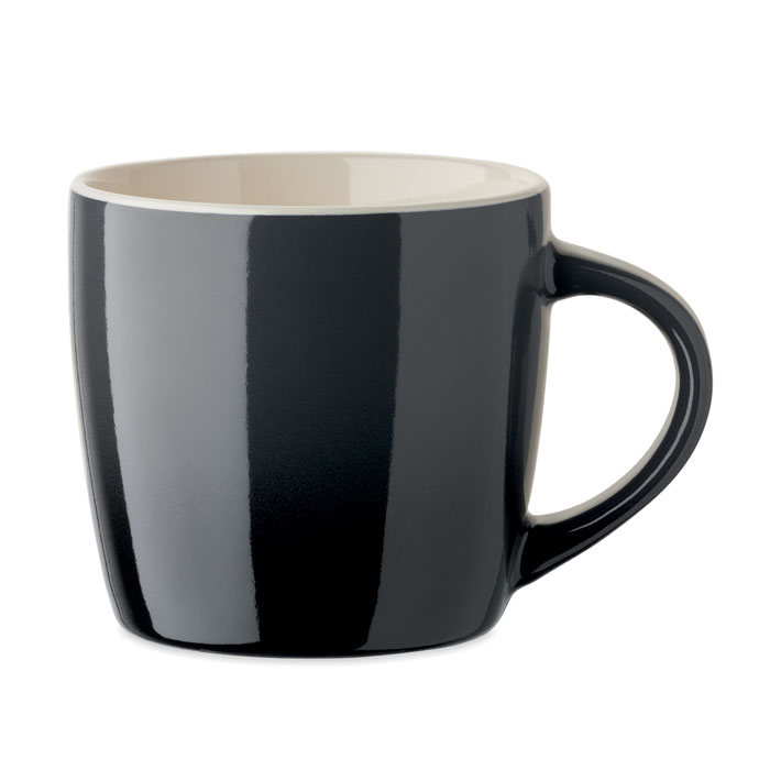 Mug personnalisé 300 ml réutilisable en céramique Peze gris pierre